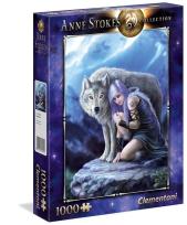 Okładka książki Puzzle 1000 el Anne Stokes- Opiekun