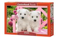 Opakowanie Puzzle 1500 White Terrier Puppies