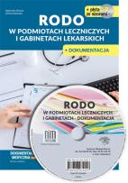 Okładka książki RODO w podmiotach leczniczych i gabinetach lekarskich + CD z wzorami