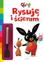 Okładka książki Rysuję i ścieram. Przygoda w parku. Bing.