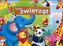 Okładka książki Świat zwierząt teczka z książeczkami