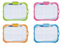 Opakowanie Tablica suchościerlana A4 KEYROAD Mini z markerem mix kolorów