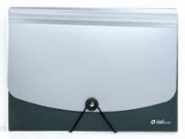 Opakowanie Teczka 5888 12 przegródek A4 zielona DELI