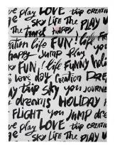 Opakowanie Teczka A4 biała z napisami