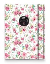 Okładka książki Teczka A4 z gumką Flowers STREET