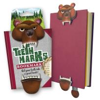 Okładka książki Teeth Marks - zakładka 'zębowa' - Niedźwiedź