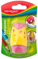 Opakowanie Temperówka KEYROAD Cheese pojedyńcza 12 sztuk mix