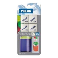 Opakowanie Temperówka Milan + 4 gumki