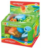Opakowanie Temperówka podwójna KEYROAD Star Display 24 sztuki