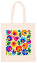 Opakowanie Torba bawełniana szyta- łowickie kwiaty FOLKSTAR