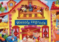 Okładka książki Wesoła zagroda teczka z książeczkami