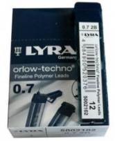 Opakowanie Wkłady grafitowe B 0,7mm (12szt)