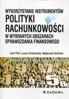Okładka książki Wykorzystanie instrumentów polityki rachunkowości