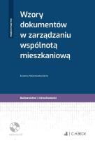 Okładka książki Wzory dokumentów w zarządzaniu wspólnotą mieszkaniową + płyta CD