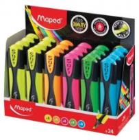 Opakowanie Zakreślacz Fluo Peps ultra soft mix (24szt) MAPED