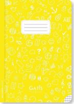 Opakowanie Zeszyt A5 Eco Yellow w kratkę 60 kartek 10 sztuk