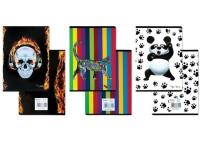 Opakowanie Zeszyt A5 Gimboo Vip w linie 32 kartki 20 sztuk mix