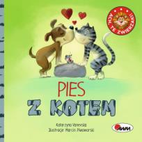 Okładka książki ACH TE ZWIERZAKI PIES Z KOTEM