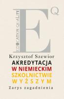 Okładka książki Akredytacja w niemieckim szkolnictwie wyższym