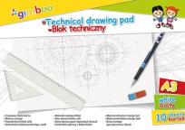 Opakowanie Blok techniczny A3 10 kartek biały 6 sztuk