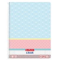 Opakowanie Brulion na spirali A4/80K kratka Pastell (5szt)