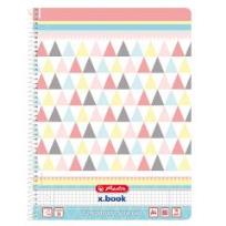 Opakowanie Brulion na spirali A4/80K kratka Pastell RM (5szt)