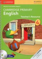 Okładka książki Cambridge Primary English Teacher’s Resource 4