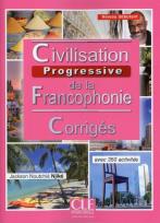 Okładka książki Civilisation de la francophonie Niveau débutant Corrigés