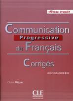 Okładka książki Communication progressive du francais avance Corriges