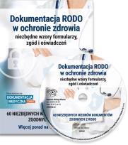 Opakowanie Dokumentacja RODO w ochronie zdrowia - niezbędne wzory formularzy, zgód i oświadczeń