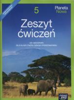Okładka książki Geografia SP 5 Planeta Nowa ćw. NE