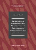 Okładka książki Individualästhetische Leitmotive Rainer Maria Rilke als Deutungs- und Übersetzungsproblem