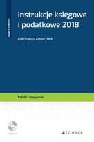 Okładka książki Instrukcje księgowe i podatkowe 2018 + płyta CD