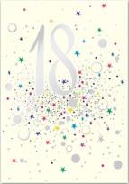 Opakowanie Karnet B6 z kopertą Urodziny 18