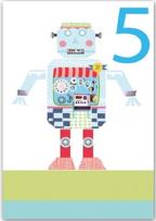 Opakowanie Karnet B6 z kopertą Urodziny 5 chłopiec