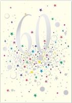 Opakowanie Karnet B6 z kopertą Urodziny 60