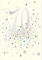 Opakowanie Karnet B6 z kopertą Urodziny 70