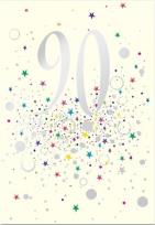 Opakowanie Karnet B6 z kopertą Urodziny 90