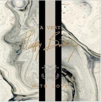 Opakowanie Karnet kwadrat z kopertą Urodziny Marble Stripe