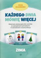 Okładka książki Każdego dnia mówię więcej - Zima