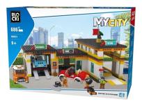 Opakowanie Klocki Blocki MyCity Stacja Obsługi 686 elementów
