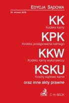 Okładka książki Kodeks karny Kodeks postępowania karnego Kodeks karny wykonawczy Koszty sądowe karne oraz inne ak