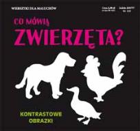 Okładka książki Kontrastowe obrazki. Co mówią zwierzęta?