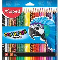Opakowanie Kredki Colorpeps Animal 24 kolory MAPED