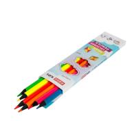 Opakowanie Kredki trójkątne 6 kolorów neonowych 923764