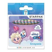Opakowanie Kredki woskowe Emoji Frozen 12 kolorów