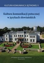 Okładka książki Kultura komunikacji potocznej w językach słowiańskich
