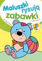 Okładka książki Maluszki rysują zabawki