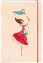 Opakowanie Notatnik ozdobny drewniany A6 Słoik gwiazd