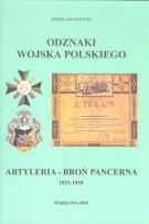 Okładka książki Odznaki Wojska Polskiego 1921-1939 Artyleria - Broń Pancerna